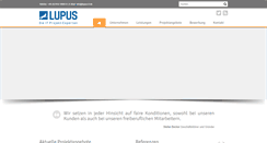 Desktop Screenshot of lupus-it.de